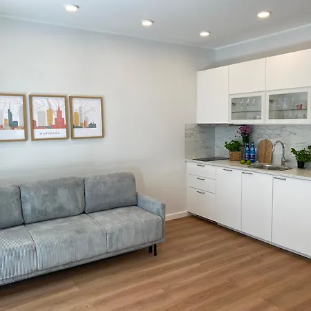 Okrzei - Center Via Pedestrian Bridge Apartamento Varsovia